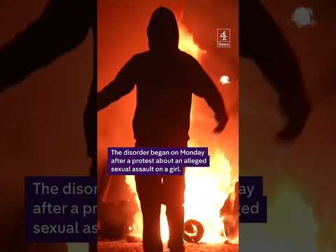 Leisure centre set on fire in NI riot
