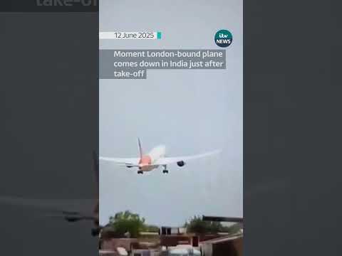 Moment London-bound plane went down shortly after take-off in Ahmedabad