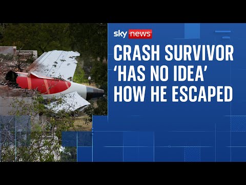 Air India plane crash survivor: ‘I don’t know how I’m alive’