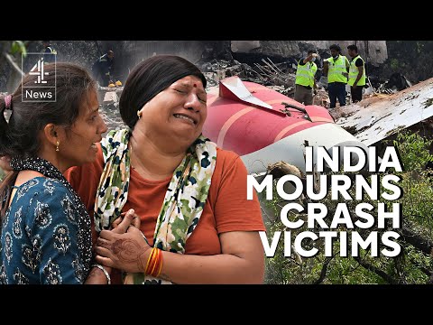 India plane crash: Families wait for answers as black box found