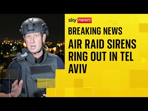 Smoke rises from Tel Aviv as ‘dozens of missiles’ fired at Israel in retaliatory strikes