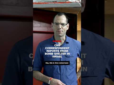 Oren Liebermann reports inside a bomb shelter in Israel
