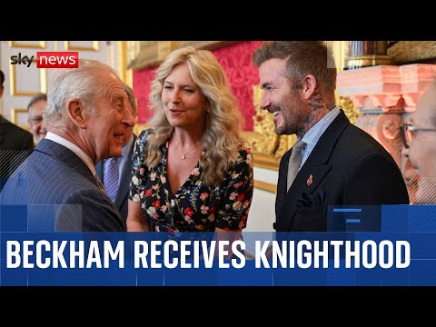 David Beckham among the King’s Birthday Honours