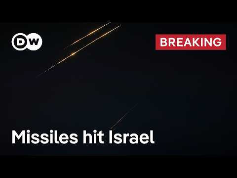 Breaking: Strikes hit Tel Aviv and Jerusalem as Iran targets Israel with missiles | DW News