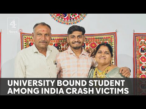India plane crash: family’s pride of university bound son
