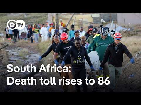 Rescuers continue to retrieve bodies after floods in Eastern Cape kill dozens | DW News