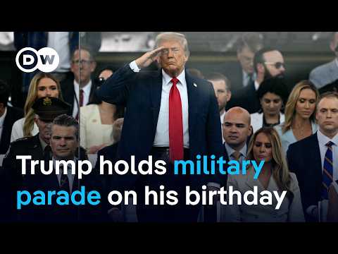 Trump holds military parade in Washington DC amid ‘No Kings’ protests | DW News