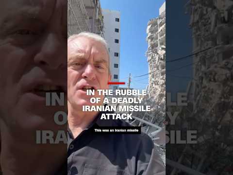 In the rubble of a deadly Iranian missile attack