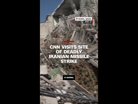 CNN visits site of deadly Iranian missile strike