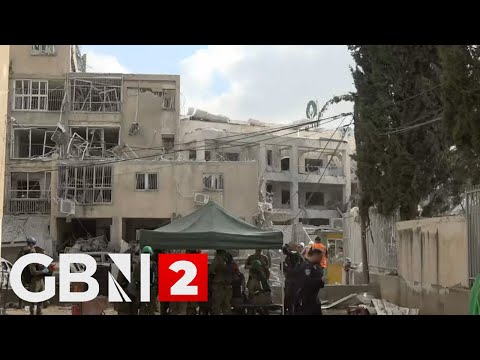 WATCH: View of aftermath of Iranian missile attack on Israel’s Bnei Brak