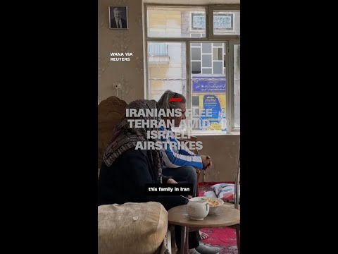 Iranians flee Tehran amid Israeli airstrikes
