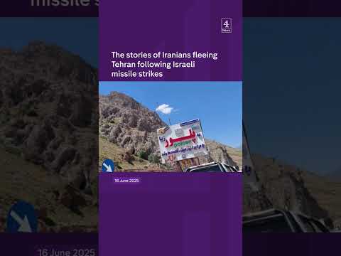 The stories of Iranians fleeing Tehran following Israeli missile strikes