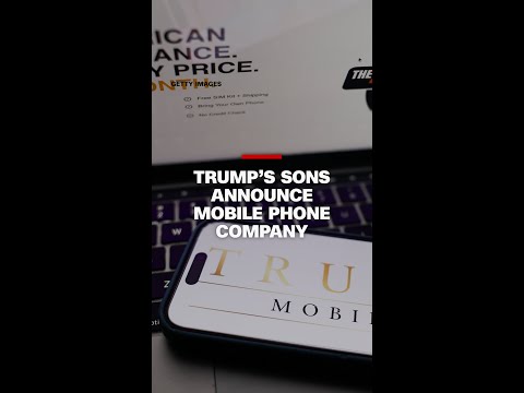 Trump’s sons announce mobile phone company