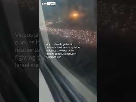 Iran: Thousands of residents flee Tehran as Trump warns ‘leave immediately’
