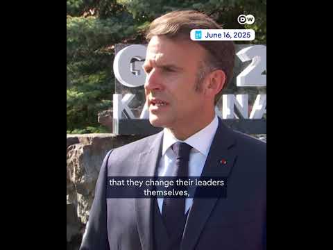 Macron warns that aiming to overthrow Tehran’s clerical state would be a “strategic error.”⁣⁣