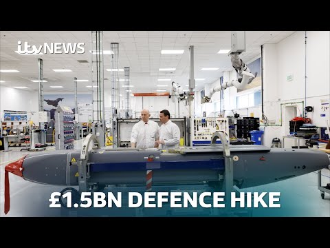 Government pledges £1.5bn to build six weapons factories to bolster defence capabilities | ITV News