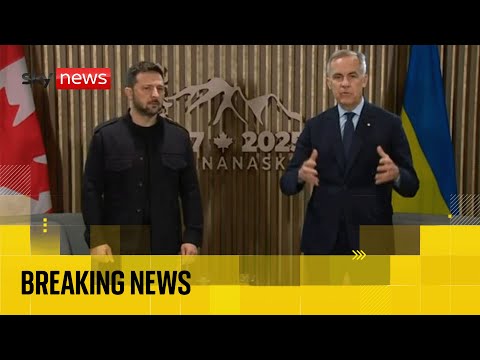 Zelenskyy and Carney meet at G7 summit in Canada