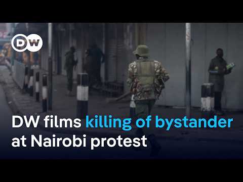 Kenyan police shoot dead trader at protests in Nairobi | DW News