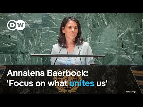 DW interviews the new president of the United Nations General Assembly Annalena Baerbock | DW News