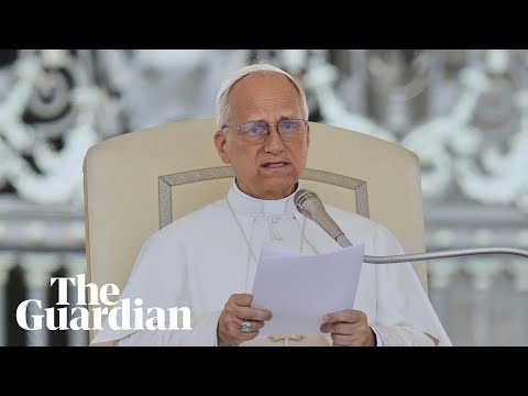 Pope Leo appeals for peace, says ‘we must not get used to war’