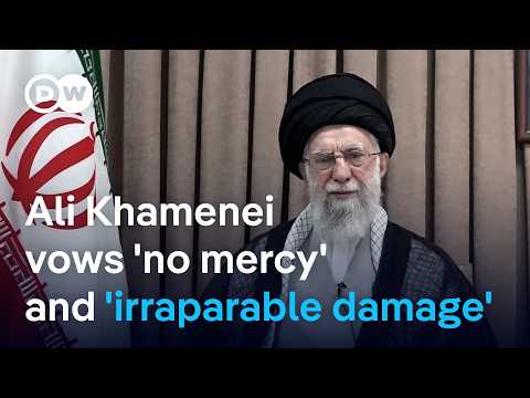 Iran’s Khamenei vows ‘no mercy’ to Israel, US strikes will cause ‘irreparable damage’ | DW News