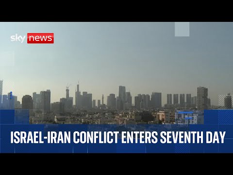 Israel-Iran conflict | Watch Sky News coverage and the skyline in Israel