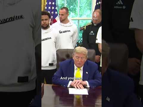 ‘Could a woman make your team, fellas?’ – Trump asks Juventus players
