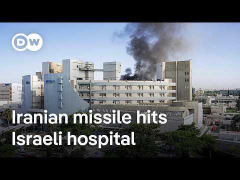 Iranian missiles hit hospital, other sites across Israel | DW News