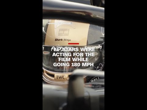 ‘F1’ stars were acting for the film while going 180 MPH