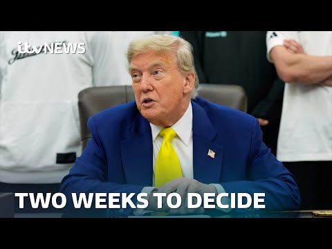 Trump says he will make decision on US military action in Iran ‘within two weeks’