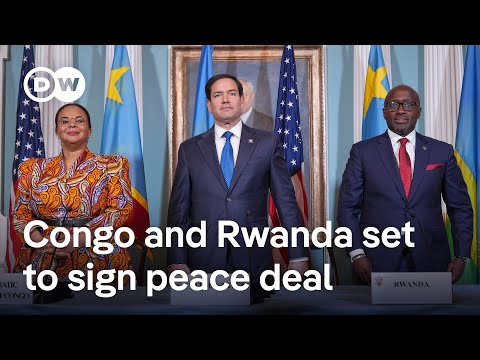 The US-brokered peace deal is aimed at ending fighting in eastern Congo | DW News