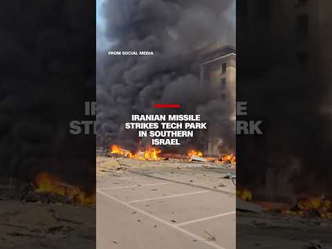 Iranian missile strikes tech park housing Microsoft office in southern Israel