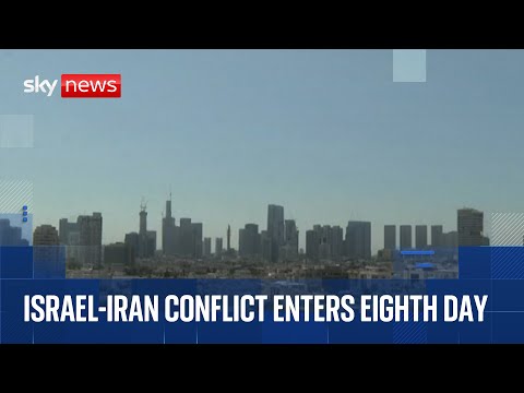 Israel-Iran conflict | Watch Sky News coverage and Tel Aviv skyline
