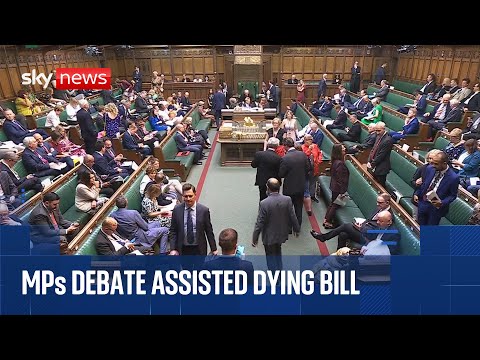 Watch the Commons live as MPs debate the assisted dying bill