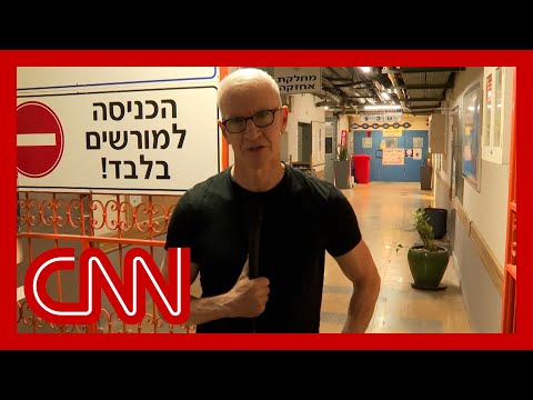 Anderson Cooper reports from a bomb shelter in Tel Aviv