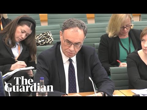 Bank of England’s Bailey set to appear in front of treasury select committee – watch live