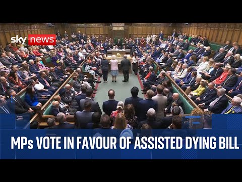 Watch the Commons live as MPs vote in favour of assisted dying bill