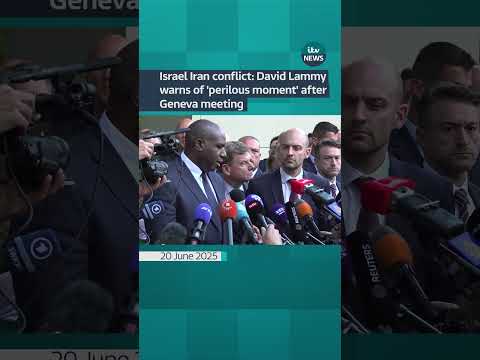 Israel Iran conflict: David Lammy warns of ‘perilous moment’ after Geneva meeting | ITV News
