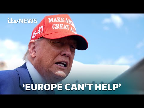 Trump: ‘It’s hard to ask Israel to stop’ as he rebukes EU’s talks with Tehran | ITV News