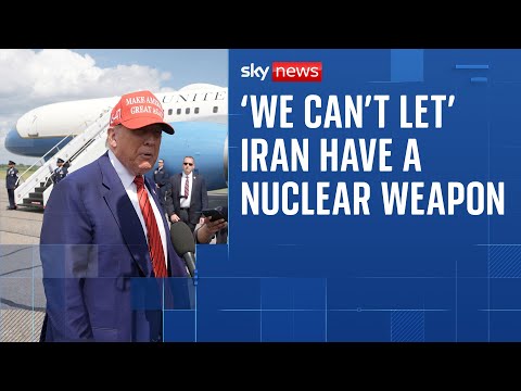 Trump says it’s ‘very hard’ to ask Israel to stop air strikes on Iran