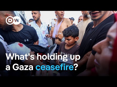 Dozens killed in attack on Gaza aid-distribution point | DW News