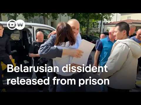 Belarusian opposition leader Siarhei Tsikhanouski released from jail after US envoy visit | DW News