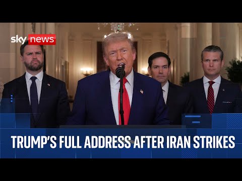 Iran’s nuclear facilities ‘completely and totally obliterated’, Trump says | Watch the full address