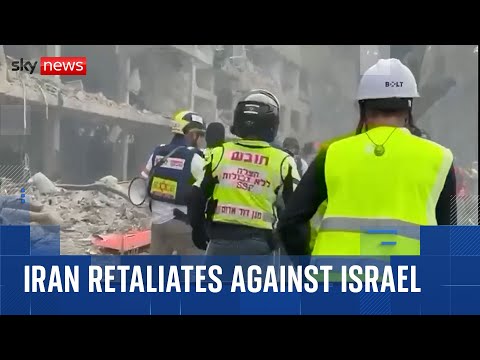 Damage as Iranian missiles hit central and northern Israel – reports