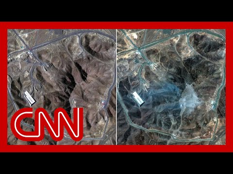 Satellite images show before and after of Iran’s nuclear sites