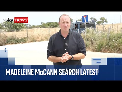 Latest from the new search for Madeleine McCann with Sky News’ Dan Whitehead