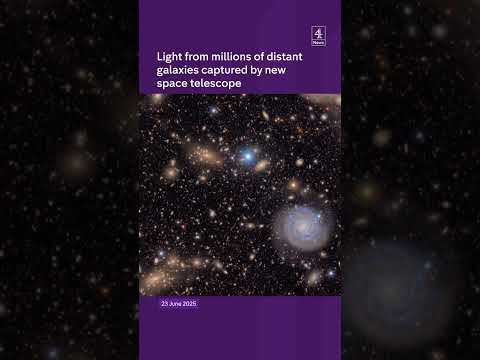 New space telescope captures light from millions of distant galaxies