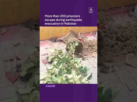 More than 200 prisoners escape during earthquake evacuation in Pakistan