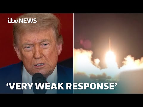 Trump thanks Iran for ‘early notice’ of ‘very weak’ attack on US base in Qatar | ITV News