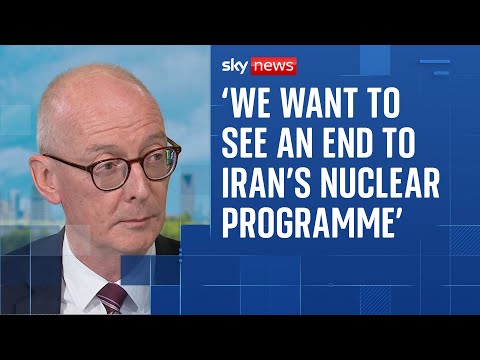 UK ‘not disappointed’ by US strikes on Iran, says minister